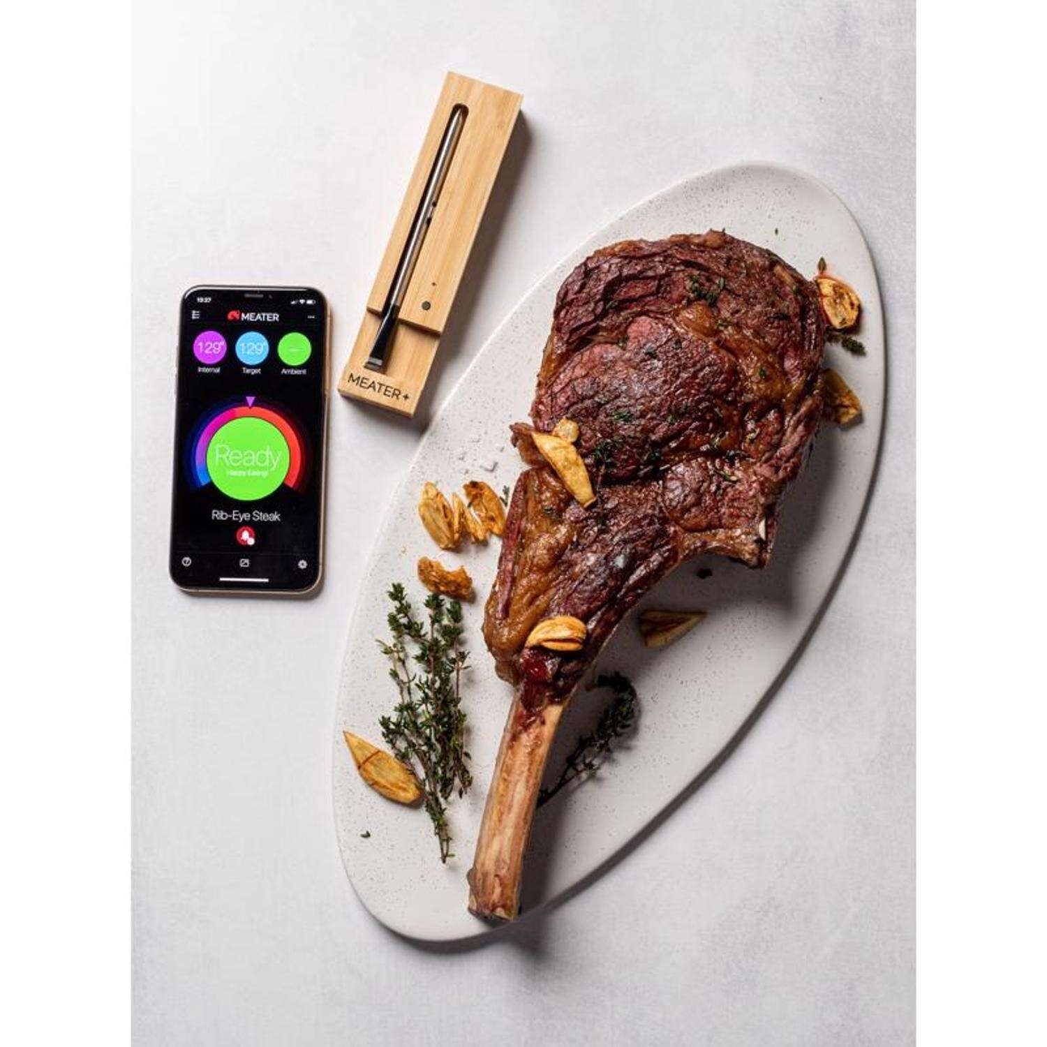 MEATER+ Extended Range Wireless Bluetooth Smart Meat Thermometer -  RT1-MT-MP01