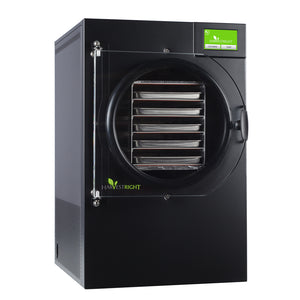Harvest Right Home Pro Medium Freeze Dryer in black, showing front from left angle