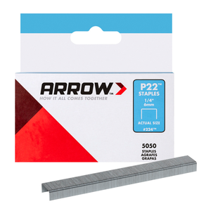 Medium Crown Staples 5050 pk 0.25 in. P22