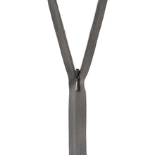 Medium Gray YKK Unique Zipper.
