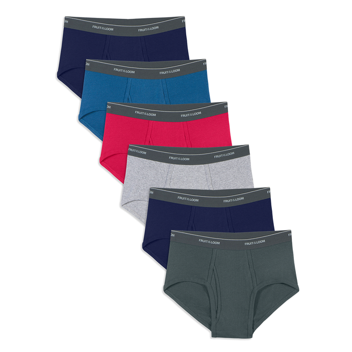 Men's Assorted Fashion Briefs 6 pk 6P4610