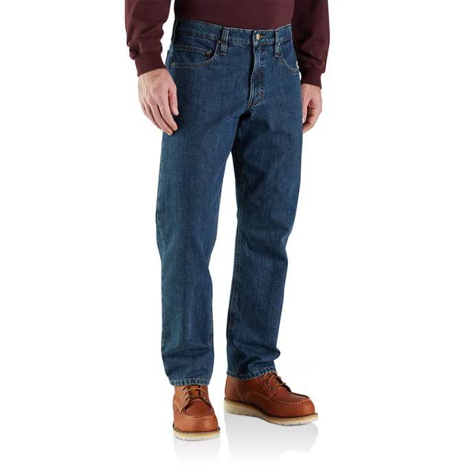 Men's Relaxed Fit Flannel-Lined 5-Pocket Jean 104942