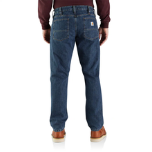 Men's Relaxed Fit Flannel-Lined 5-Pocket Jean 104942 back