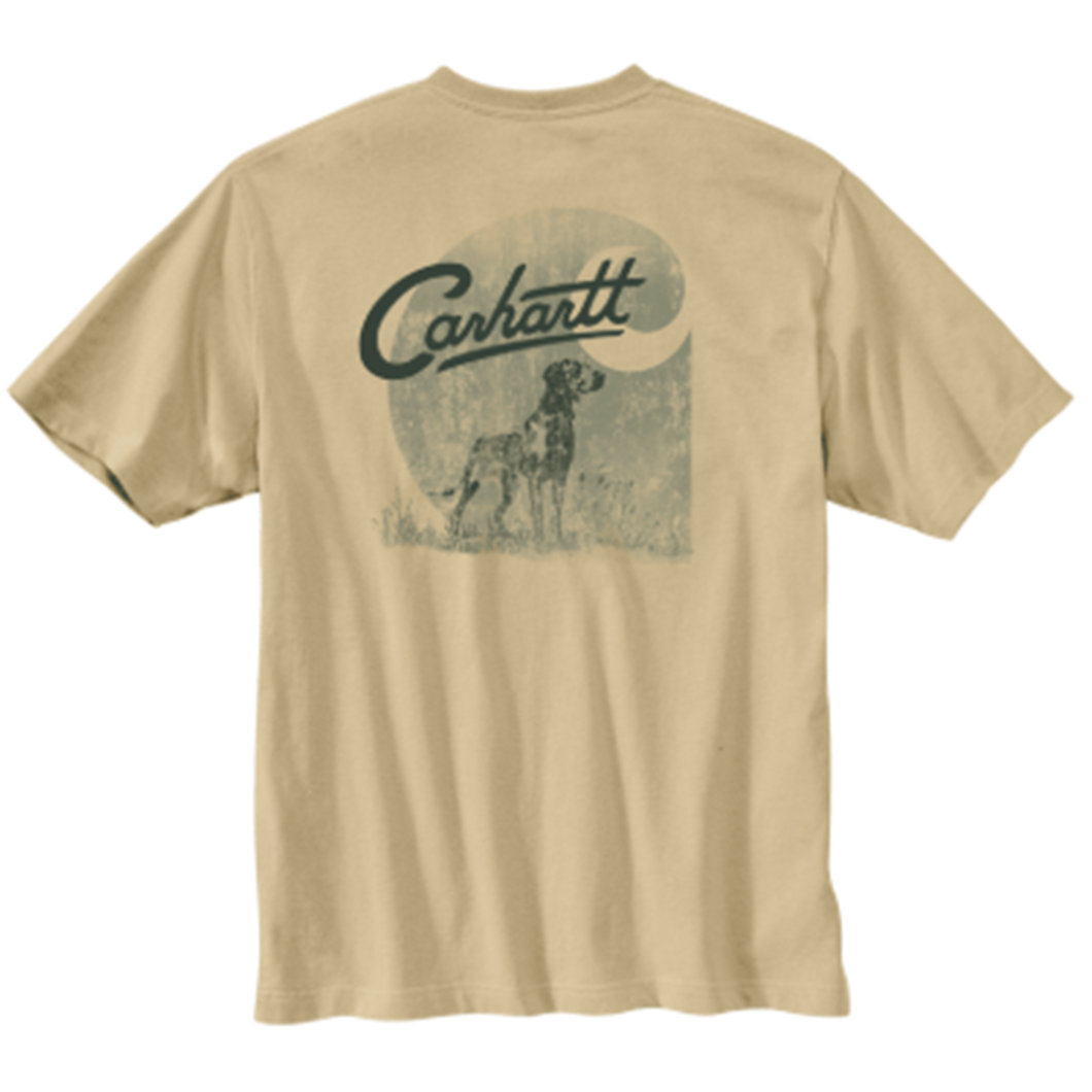 Men's Relaxed Fit Short-Sleeve Pocket Dog Graphic T-Shirt 106778