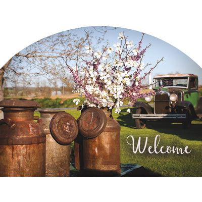 Spring & Summer Outdoor Decor Plaque Milk Cans
