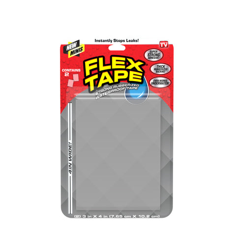 Mini 3 in. W X 4 in. L Clear Waterproof Repair Tape