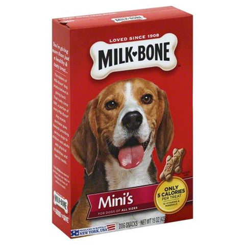 Mini�s Original Biscuits Mini Dog Treats 15 oz Box