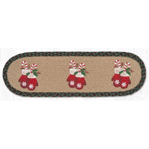 Mittens braided jute stair tread