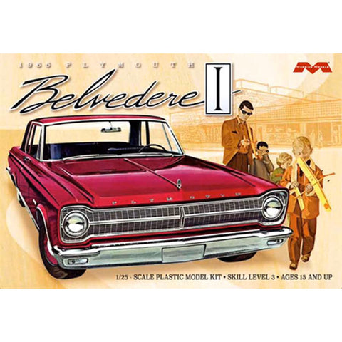 Model Car Kit 1965 Plymouth Belvedere 2-Door Coupe 1218