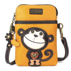 Monkey Cellphone Crossbody Bag