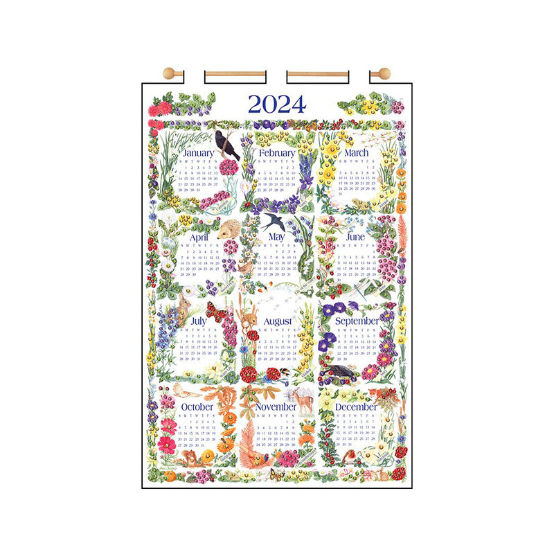 Design Works Monthly Floral 2024 Sequin Calendar 4710 Good's Store Online