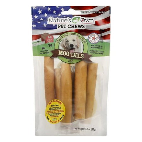 Moo Tails Dog Chew 6 piece