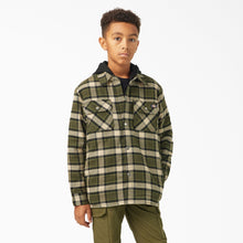 Moss  Boys' Flannel Shirt Jacket A85WV