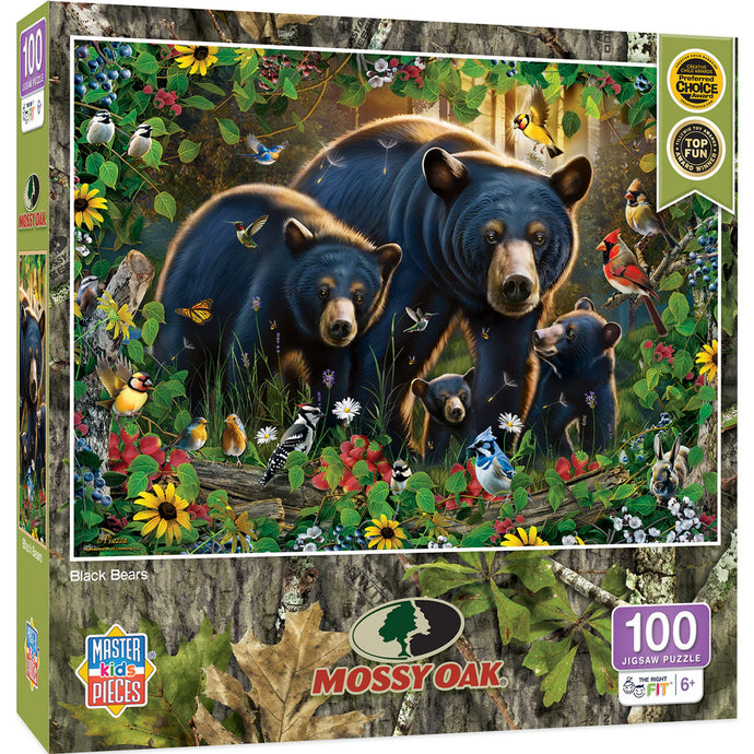 Mossy Oak Black Bears Puzzle 12429 Front