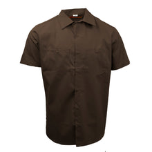 Short Sleeve Uniform Shirt MS24 Choc Brown