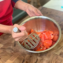 Multi-level Masher 48813 mashing tomatos 