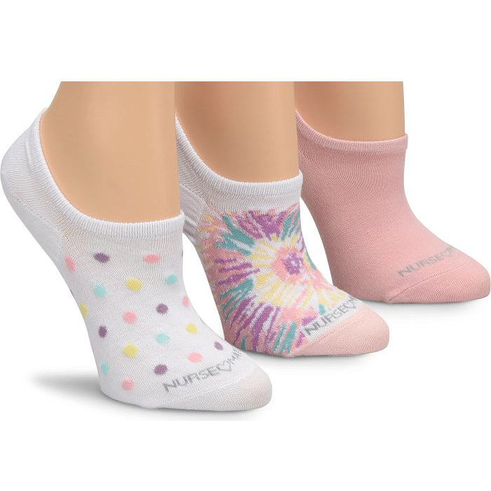 Tie Dye Dots Women's 3-Pack No-Show Sock Liners NA0045199