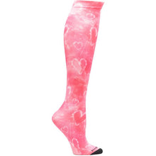 Pink Tie Dye Hearts Women's Compression Socks 360 NA0047199S