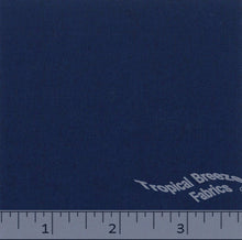 Navy blue Broadcloth fabric.