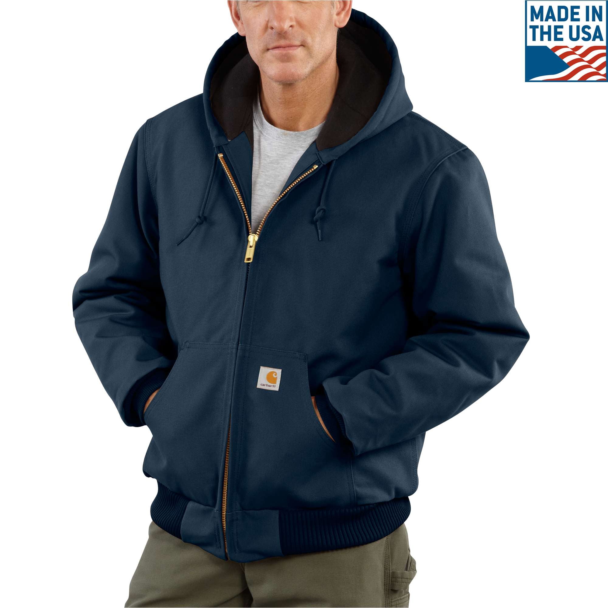  Dickies Men's Denim Blanket Lined Chore Coat, Blue,  Large-Regular: Work Utility Outerwear: Clothing, Shoes & Jewelry