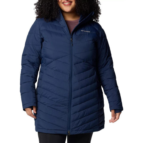 Navy Women's Joy Peak Mid Hooded Jacket