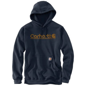 navy, Men's Big and Tall Loose Fit Midweight Logo Graphic Sweatshirt 106793