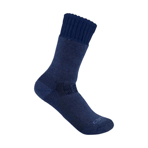 Navy Men's Heavyweight Synthetic-Wool Blend Boot Sock SB6600M