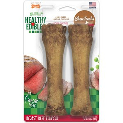 Healthy Edibles All-Natural Long Lasting Chew Treats Roast Beef X-Large (2 Count)