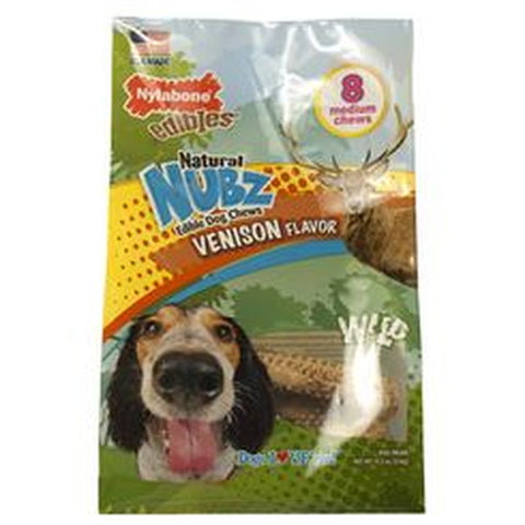 Nubz Wild Antler Dog Chew Treats Venison Large - 30+ lbs. (8 Count)