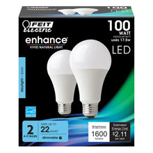 Daylight 2-Pack 100W Enhance LED Light Bulbs OM100DM/9