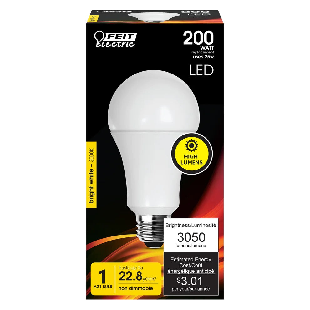 Bright White 200W High Lumens LED Light Bulb OM200/8