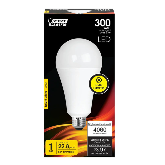 Bright White 300W High Lumens LED Light Bulb OM300/8