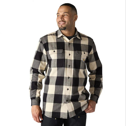 Men's Loose Fit Heavyweight Flannel Shirt 107013