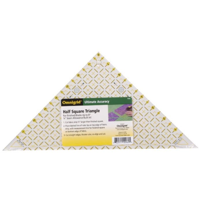 Light and Thin Acrylic Triangle Ruler, Easy to use Triangle Quilting Ruler,  Clear Number for Home Kitchen