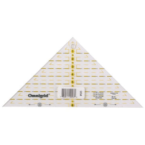 1pc Triangle Simple White Ruler, Plastic Soft Ruler For Household