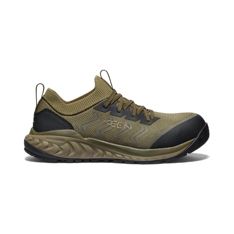 Olive Men's Arvada Shift Carbon-Fiber Toe Sneaker 1028708