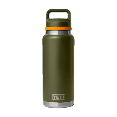 Yeti Rambler 36 oz. bottle with chug cap in olive