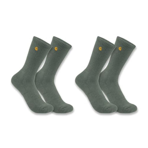 Women's Carhartt Force Midweight Crew Sock 2-Pack SC2252