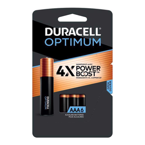 Optimum AAA Alkaline Batteries 032 6pk