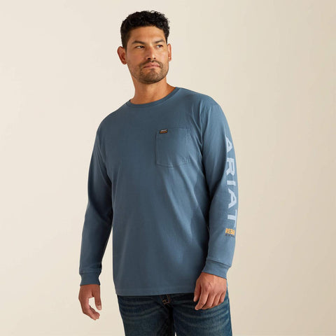 Men's Rebar Cotton Strong Standard Logo Pocket T-Shirt 10062756