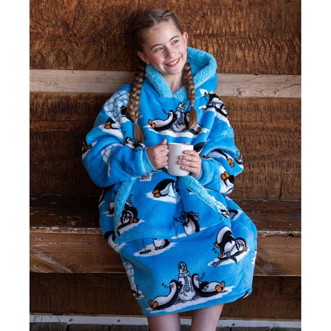 out cold live, Children's Long-Sleeve Blanket Hoodie KBH