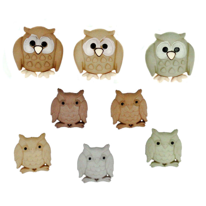 Owl buttons