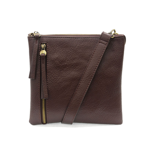 Oxblood Dawn Multi Pocket Crossbody Bag L825