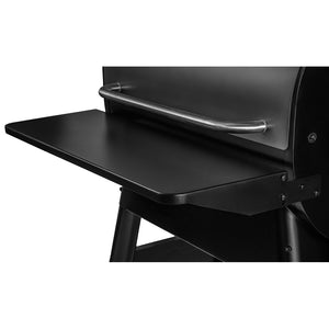 traeger folding front shelf on grill