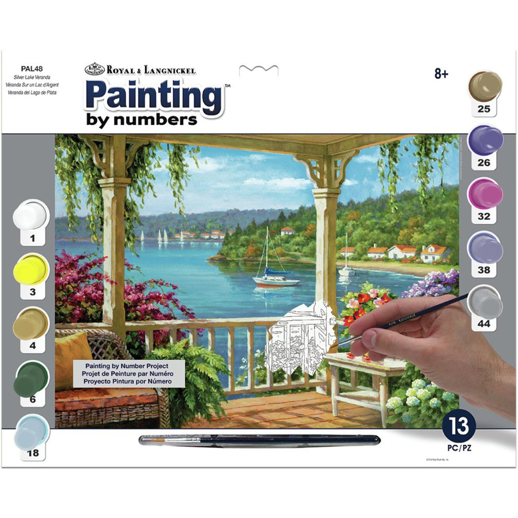 Silver Lake Veranda paint by number