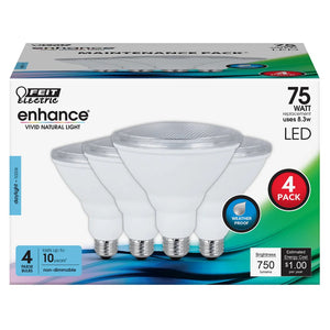 Daylight 4-Pack 75W PAR38 Reflector LED Light Bulbs PAR389