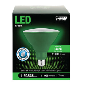 Green LED Reflector Light Bulb