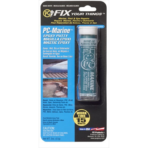 PC-Marine Epoxy Putty 2oz Stick White (25567)