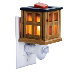 Wood Lantern Pluggable Fragrance Warmer PIWOD