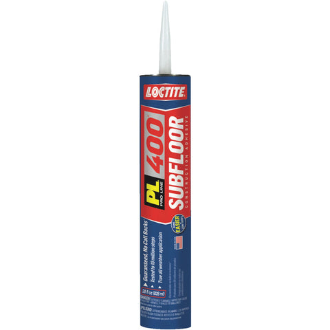 PL 400 Subfloor and Deck Adhesive 28 Ounce Cartridge 1602142